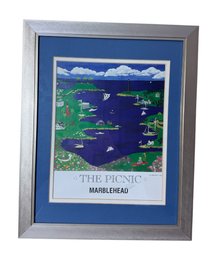 John L. Paige (1957-2019) The Picnic Marblehead Framed Art Print (BR)