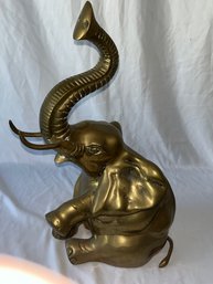 Sitting Brass Elephant (SL)