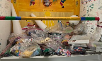 Entire Top Shelf Full Of Arts & Crafts Supplies (B)