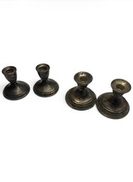 Weighted Sterling Silver Candlesticks (B)