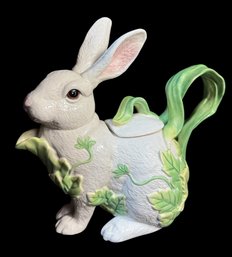 Fitz & Floyd Le Lapin Bunny Teapot