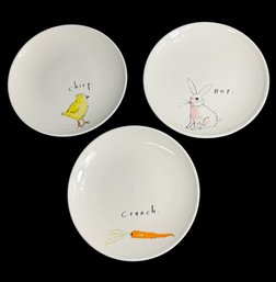Magenta Chirp, Hop Crunch 3pc Easter Plate Set