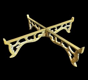Ornate Brass Plant Pot Stand