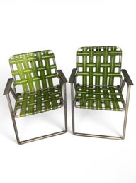 Green Folding Beach Chair Duo (B)