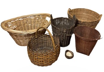 Woven Baskets 6pc (BR)
