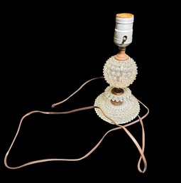 Antique Hobnail Boudoir Lamp