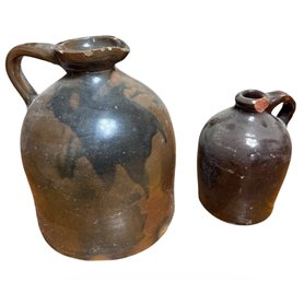 Glazed Stoneware Pottery Jugs (BR)