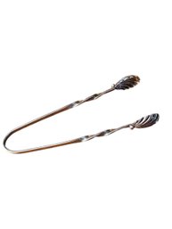 Sterling Silver Sea Shell Tongs (DR)