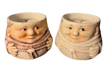 Italian Niccacci Friar Monk Mug Pair (K)