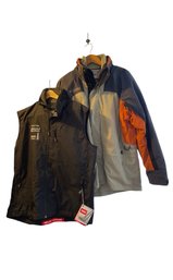 Columbia Fleecelined Jacket, Helly Hanson Vest  (l)