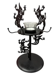 Halloween Ghost Shadows Votive Candle Holder
