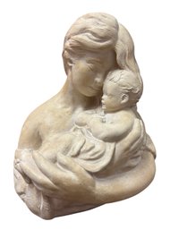 William Marotta Signed 1969 Mother & Child Sculpture