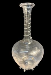 Juliska Hand Blown Twisted Art Glass Vase