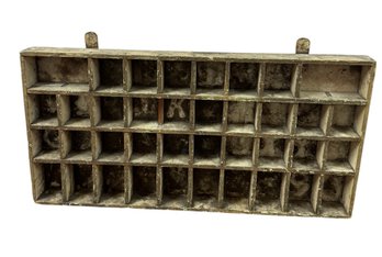 Old Printer Tray Hanging Wall Shelf For Minis