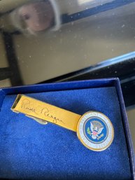 Ronald Reagan Tie Clasp  (RR)