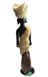 African Carved Man With Shield (DR)