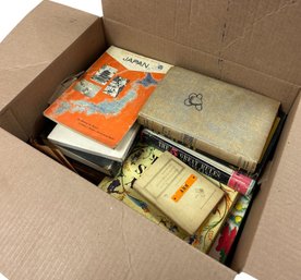 Box Full Of Old Assorted Books