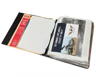 Binder Of Marblehead Massachusetts Ephemera A (BR)