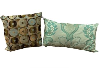 Silk Rectangular & Modern Square Throw Pillows