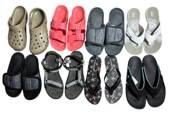 Coach, Crocs, Rockdove, And Other Womens Shoes 8 Pairs (BR1)