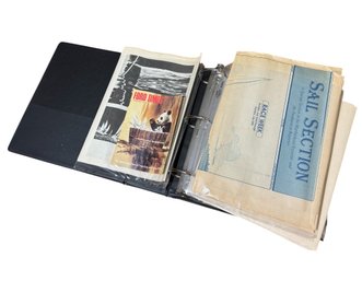 Binder Of Marblehead Massachusetts Ephemera D (BR)