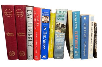 Books & Novels Nathaniel Hawthorne, George F. Will 12pc (B)