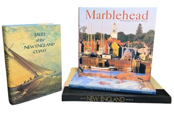 Local New England & Marblehead Art Books & Novel 4pc (B)