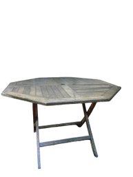 Teak Octagonal Outdoor Table       (by)