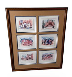 Madeleine Laurent-Hermann Moroccan Hotel Salam Framed Exhibition Artwork