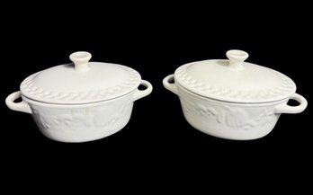 Signature Small White Baking Dish Pair