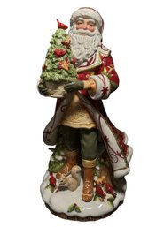 Fitz & Floyd Santa Claus Large Ceramic Sculpture (LR)