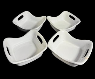 Rachel Ray White Stoneware Baking Dish 4pc Set
