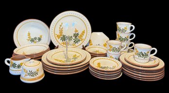 Stangl Golden Blossom 39pc MCM Dinnerware Set 1960s (DR)