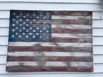 Wooden American Flag (l)