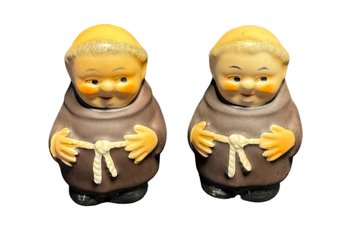 Goebel West German Friar Monk Salt & Pepper Shaker Pair (DR)