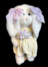 The Bearington Collection White Bunny Rabbit Collectors Stuffed Animal