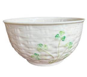 Belleek Ireland Shamrock Bone China Bowl (MB)