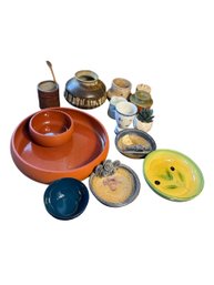 Large Assortment Of Ceramics And Pottery 13 Pc (k)