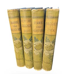 1860s Horacio Alger Book Series 4pc (LR)
