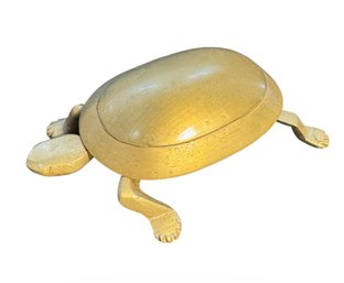 Indian Brass Turtle Trinket Box (H1)