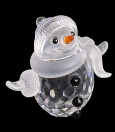 Swarovski Crystal Snowman Figurine