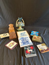 Coasters And Door Stop