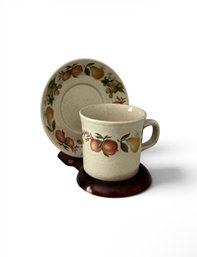 Wedgwood Fruit Teacup & Saucer On Display (LR)