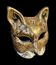 Venetian Cat Masquerade Mask
