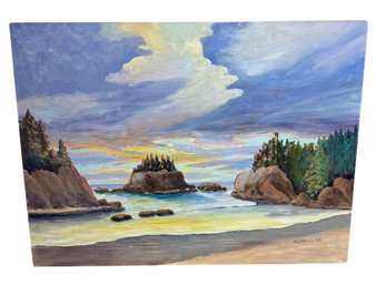 H.S. Irvine Coastal Islands Original Painting (LR)