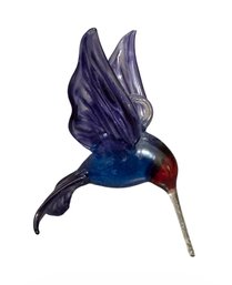 Art Glass Decorative Hummingbird Hanging Figurine (H1)