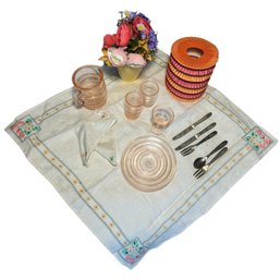 American Girl Glass Tableware & Cutlery Set (BR2)