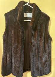 Brown Fur Vest