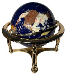 Blue Jewel Gemstone Compass Globe (LR)