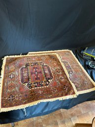 Pair Of Partial Orientals Silk Style